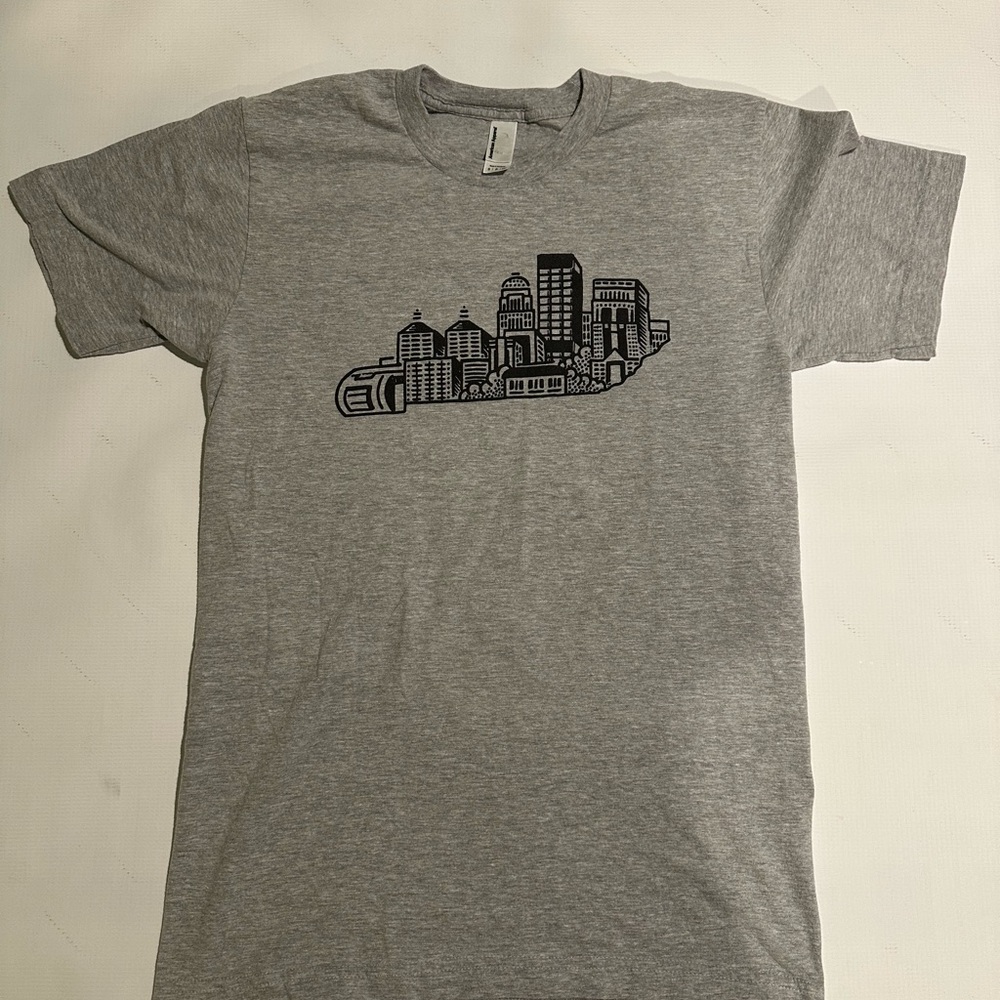 Louisville Kentucky skyline T shirt